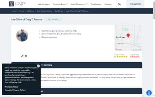 Craig T Formica Law Office website