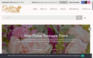 Golden Rose Gourmet Flower Market Inc website