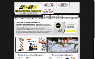 Hometown Rentals of San Dimas website