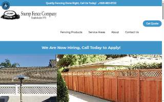 Stump Fence of San Dimas website