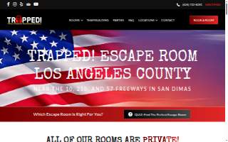 Trapped! Escape Room website