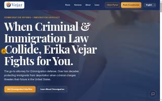 Vejar Law Firm of San Dimas website