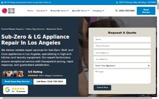 ABS Appliance Repair website