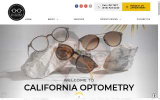 California Optometry website