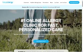 HeyAllergy of San Fernando website