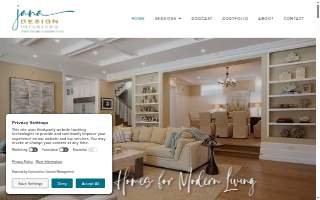 Jana Design Interiors website