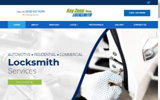 Key Zone Locksmith website