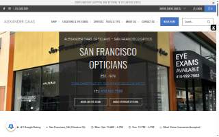 Alexander Daas Opticians – San Francisco Optics website