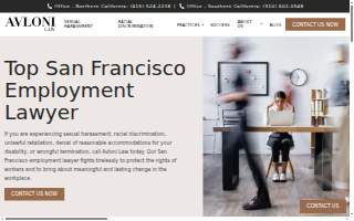 Avloni Law website