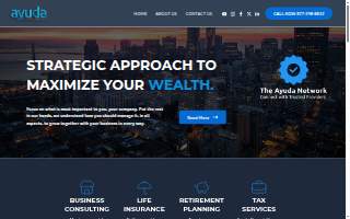 Ayuda Financial Services website