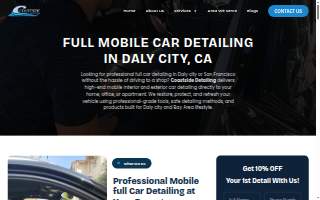 Coastside Detailing of San Francisco website