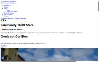 Community Thrift website
