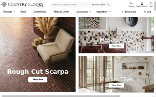 Country Floors - Tile Store & Natural Stone Showroom website