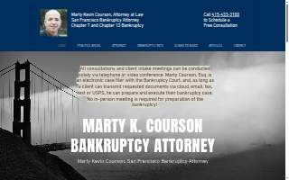Courson Law - Bankruptcy website