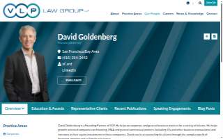 David Goldenberg, M&A, Startup, Family Office and Corporate Team Of Attorneys website