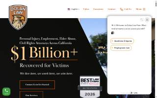 Dolan Law Firm, PC Personal Injury Lawyers of San Francisco website