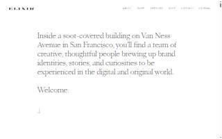 Elixir Design website