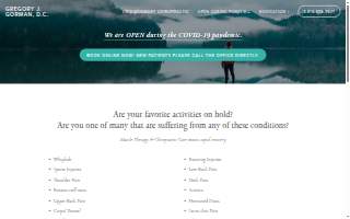 Gregory J. Gorman, D.C. website