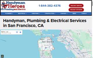 Handyman Heroes website
