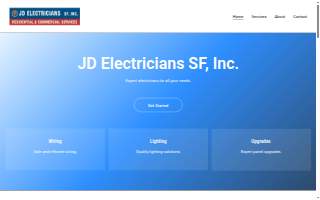JD Electricians SF, Inc. website