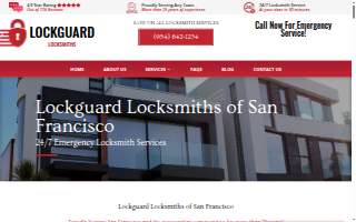 Lockguard Locksmiths of San Francisco website