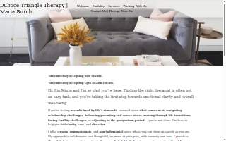 Maria Burch, LCSW, PMH-C, San Francisco Therapist website