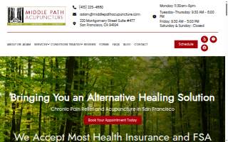 Middle Path Acupuncture - Acupuncture Clinic in San Francisco website