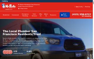 Mr. Rooter Plumbing of San Francisco website
