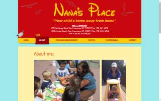 Nana's Place Daycare website