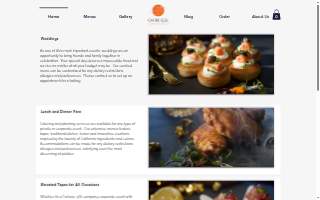 On The Roll Catering and Events website