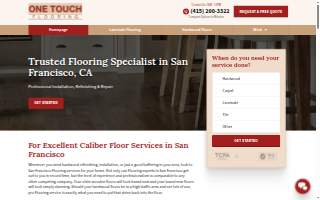 One Touch Flooring website