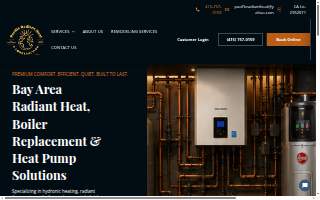 Pacific Radiant Heat & Construction website