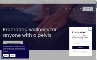 Pelvic Wellness & Physical Therapy website