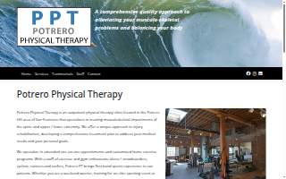 Potrero Physical Therapy website
