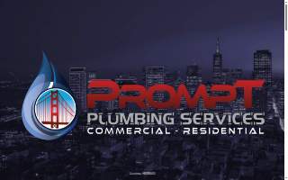 Prompt Plumbing Services website