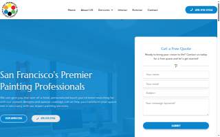 San Francisco Painting Company website
