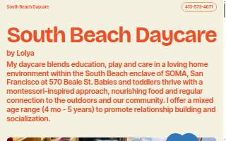 South Beach Daycare website