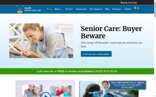 Supple Senior Care website