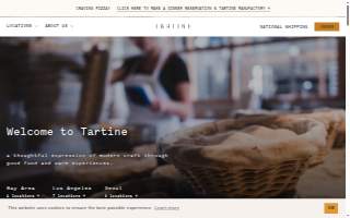 Tartine Bakery website
