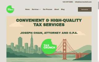 Tax Crunch Accountancy Corporation website