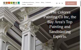 The Colores Painting Co Inc website
