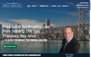 The Law Office of Eric Gravel website