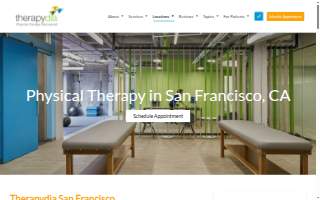 Therapydia San Francisco Physical Therapy website