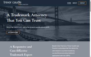 Trevor Caudle Law Practice website