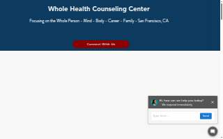 Whole Health Counseling Center website
