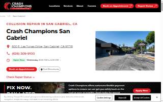 Crash Champions Collision Repair San Gabriel website