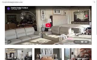 Creative Design Furniture website