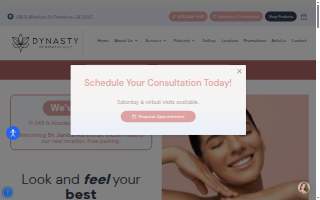 Dynasty Dermatology website