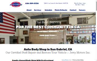 Jamy Motors website
