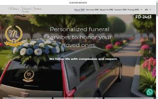 Munoz Funeral Services website